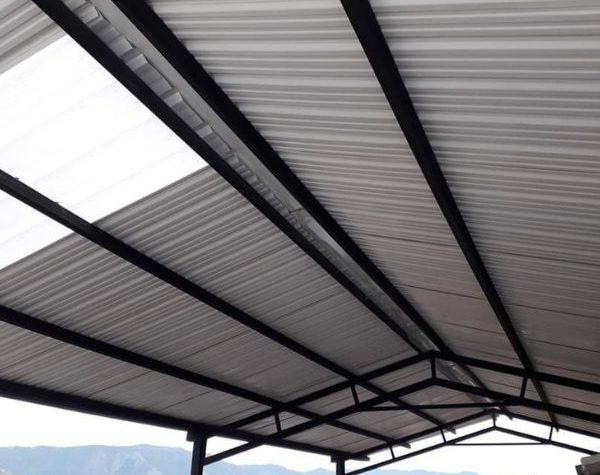 Techo en teja termoacustica